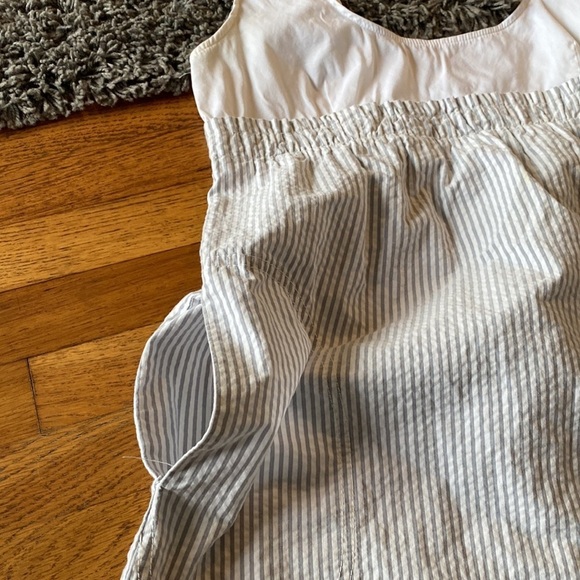 Zara Basic Striped Dress With Pockets Size M - Picture 3 of 6